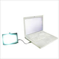 White Solar Laptop Charger