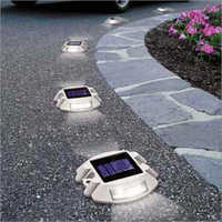 Solar Road Studs - Plastic Material, Customized Size, Sleek Black Finish | Enhanced Visibility And Safety Features