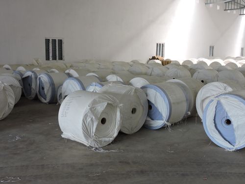 pp woven fabric roll