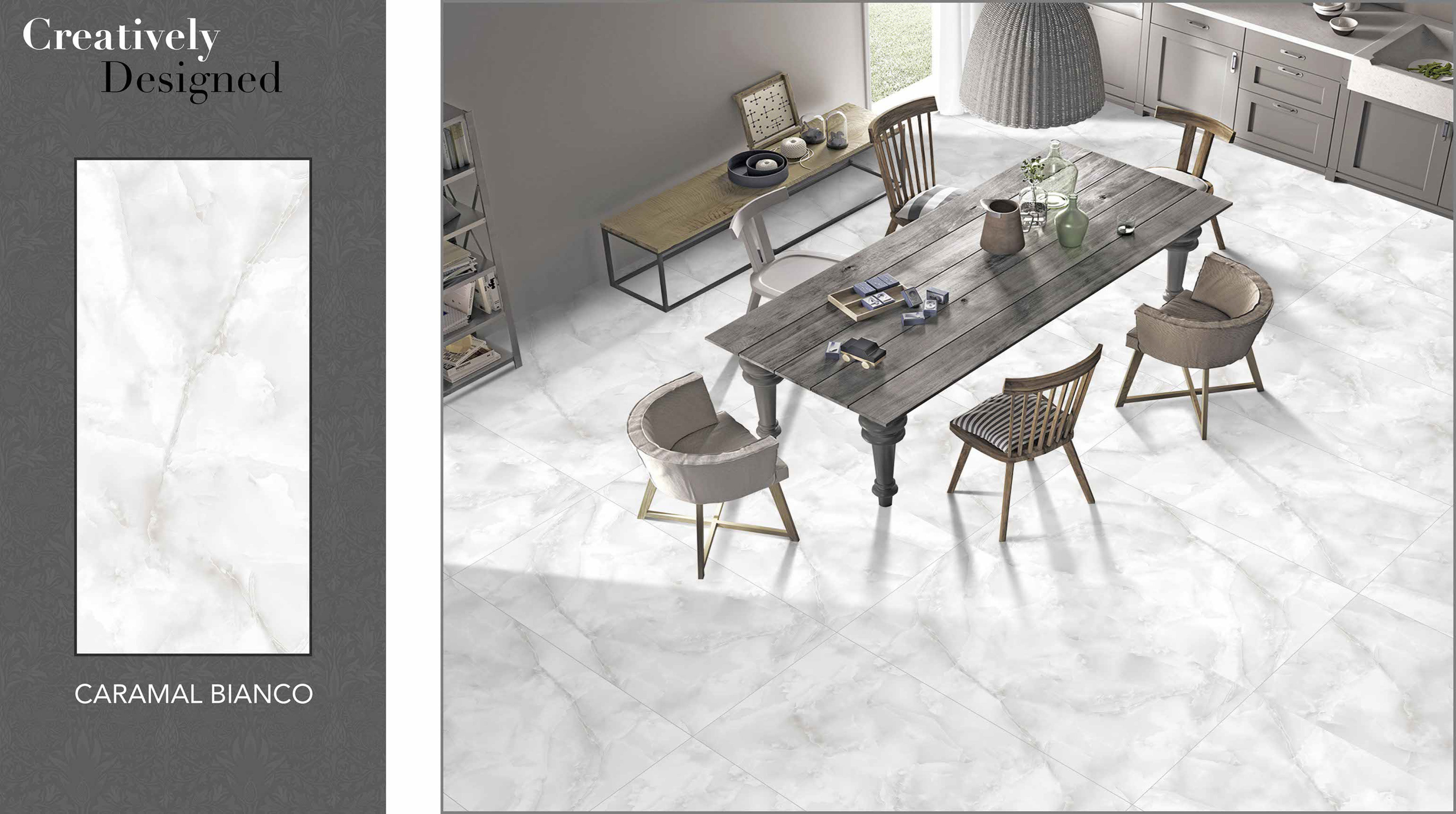 glossy vitrified tiles