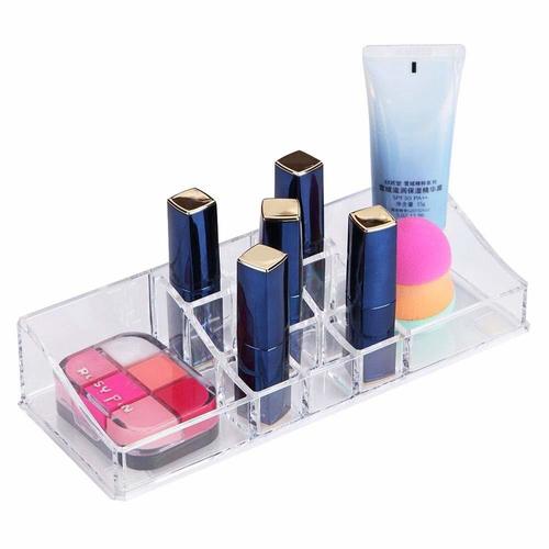 Acrylic 11 Slots Cosmetic Accessories Display Case Organizer Box