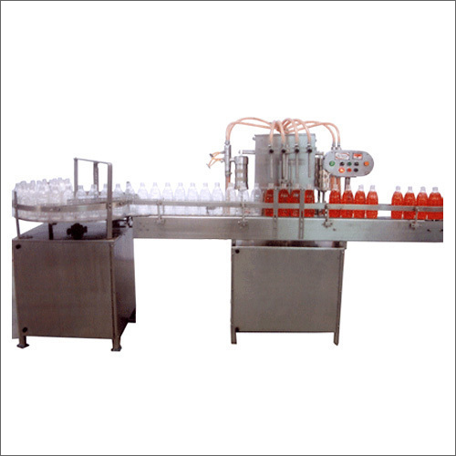 Stainless Steel 4 Head Fully Automatic Liquid Filling Machine