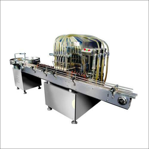 Fully Automatic 6 Head Volumetric Liquid Filling Machine
