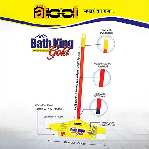 Bath King Gold Bathroom Wiper Application: Cleaning