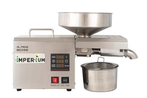 IMPERIUM Stainless Steel Domestic Mini Portable Oil Extraction Machine With Digital Temperature Controller for Home Use