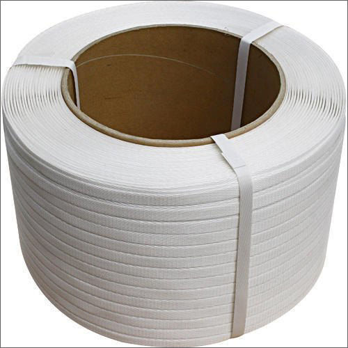 PP Strap - 9 mm, 12 mm, 16 mm, 19 mm Width Rolls | White PP Material, Optimal for Packaging