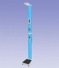 Bmi Scale - 200kg Capacity, 200cm Height Range | Accurate Weight, Height, Bmi Measurement, Led Display, Coin Operator, Thermal Printer, Computer Interface
