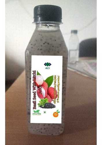 Basil Seed With Litchi Juice