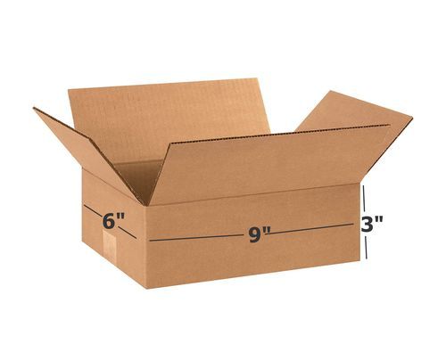 Pack of 50 Strong Corrugated Mailer 9x4x2 White Lightweight Folding  Shipping Box 