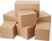 Box Brother 3 Ply Brown Corrugated Box Packing  box  Length 7 inch Width 5.25 inch Height 4.255 inch Shipping box