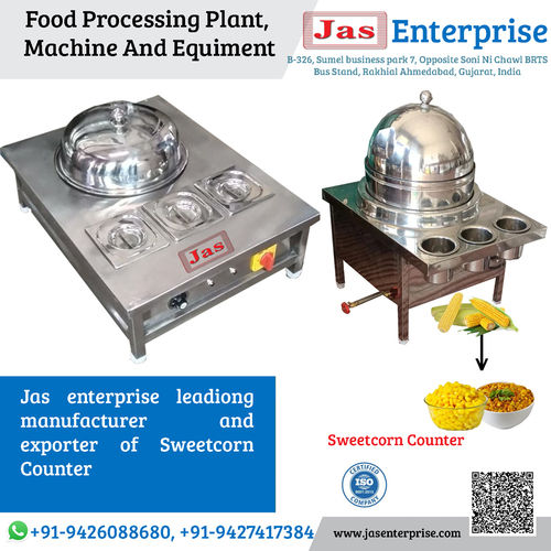  स्टेनलेस स्टील स्वीट कॉर्न काउंटर
