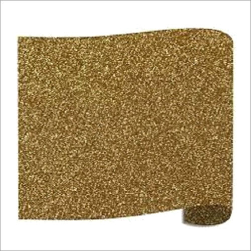 Round Siser Old Gold Colour Glitter Heat Transfer Vinyl