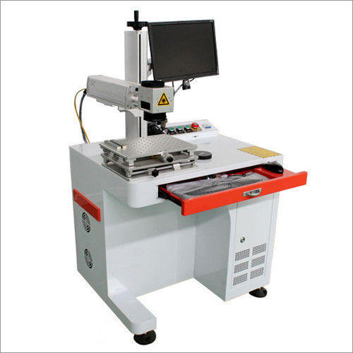 White Fiber Laser Marking Machine