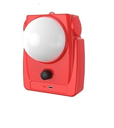 Globeam 5400 Rechargeable Emergency Light With Side Torchlight - Material: Plastic