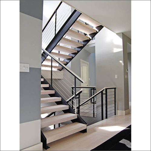 House Staircase Railing By RADHE FABRICATION