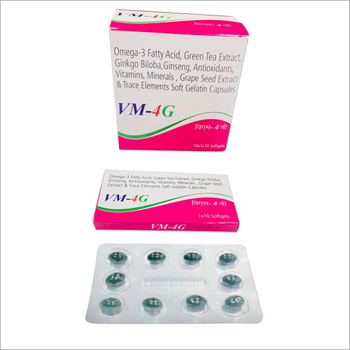 Omega 3 Fatty Acid Green Tea Soft Gelatin Capsules