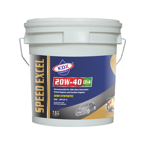 7.5 Ltr Speed Excel 20W40 CF-4 Semi Synthetic Car Engine Oil Multi Grade Oil Tractor Oil