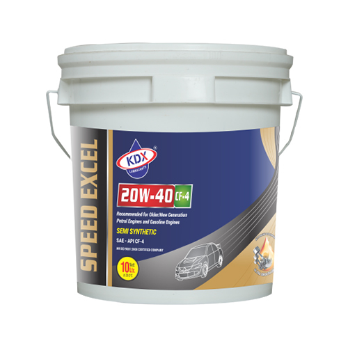10 Ltr Speed Excel 20W40 CF-4 Semi Synthetic Car Engine Oil Multi Grade Oil Tractor Oil