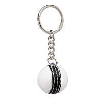 Miniature Cricket Ball Key Chain