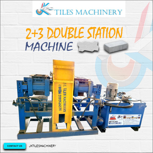 Semi-Automatic Cement Brick Making Machine