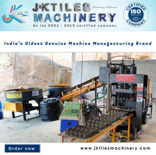 Semi Automatic Cement Brick Making Machine Industrial