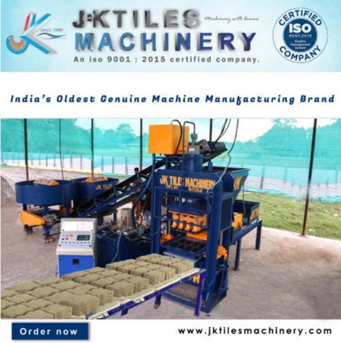 Semi-Automatic Paver Cement Brick Making Machine