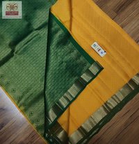 Kanjivaram Pure Silk Saree Embous Patten
