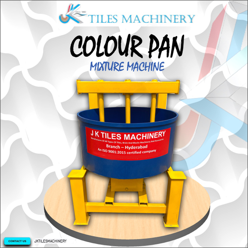 Mild Steel Color Pan Mixer Machine