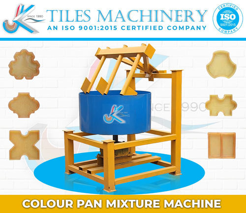 Pan Color Mixer Machine