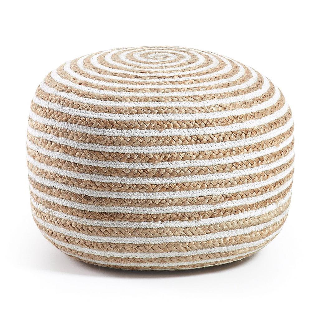 100% Natural Jute Poufs