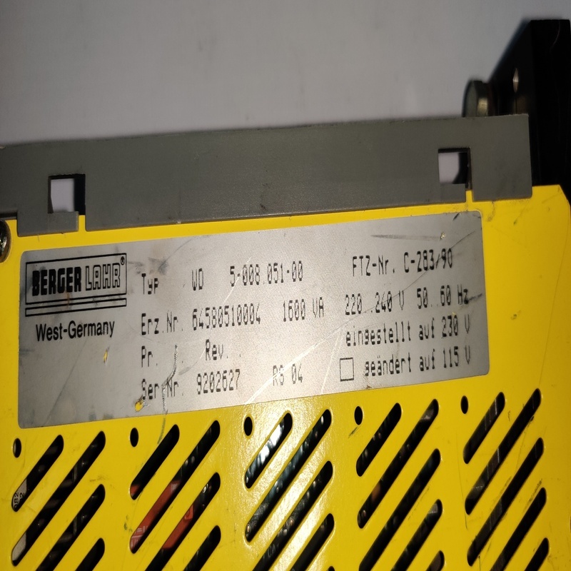 BERGER LAHR WD 5-008.051-00 64580510004 STEPPING MOTOR DRIVER