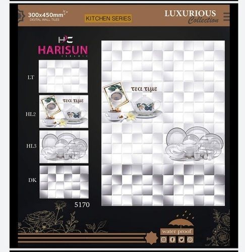 Glossy Kitchen Tiles 300A 450 MM