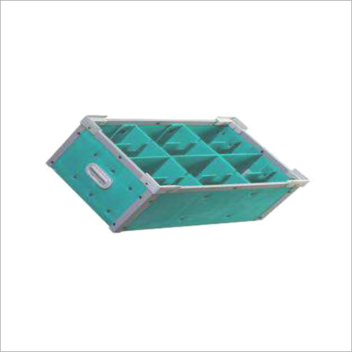 Green Industrial Pp Corrugated Crates