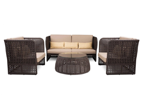 SOFA SET(BROWN)
