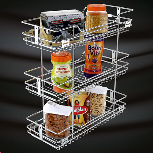 Metal Triple Wire Pull Out Basket