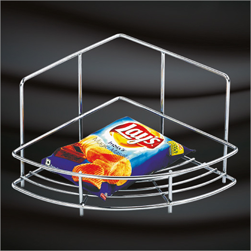 Single Corner Basket - Stainless Steel | Slide-Out Mechanism, Heavy Load Capacity, Corrosion Resistance, Durable Kitchen Corner Storage Solution