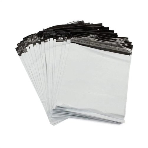 HDPE Plain Courier Bag - HDPE Material, 9x12 Inches, White Color | Suitable for Mailing, Offset Printing Surface Handling, Custom Sizes Available