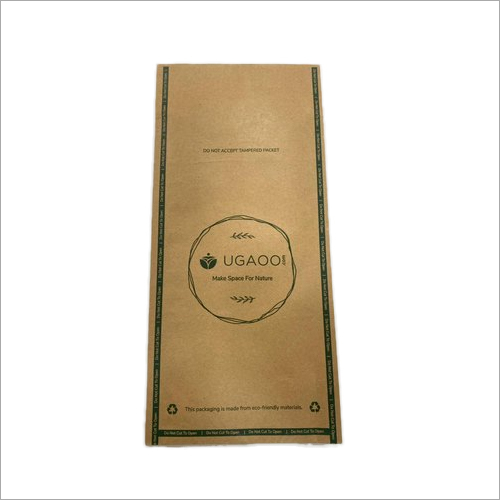 Kraft Paper Courier Bag - Kraft Paper Material, Customized Sizes, Brown Color - Disposable, High Strength with Lightweight Durability, Printed Style