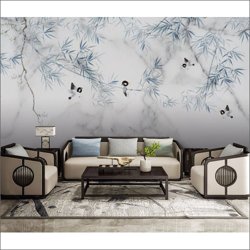 Living Room Vinyl Wallpaper Size: 25 M at Best Price in Delhi | Vividh  Vistaar Private Limited