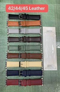 Leather Watch Strap - Leather, Sizes 38/40/42/44 Mm, Available In Many Colors | Unisex, Square Shape, Fashion, Charm, Luxury, Sports Types