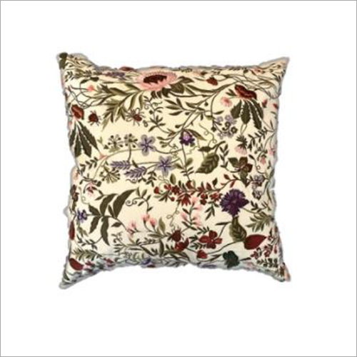Hand Embroidered Cushion Cover By AMAN NATH