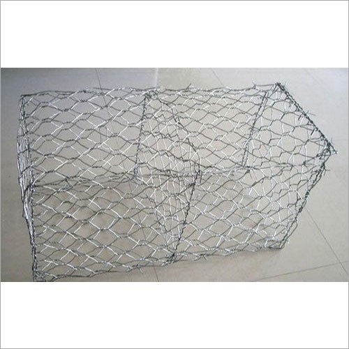 Silver Galvanised Gabion Box