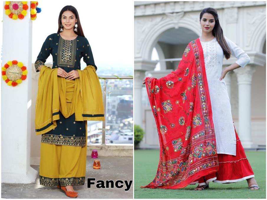 Fancy Rayon Kurtis Catalogue Set Garment