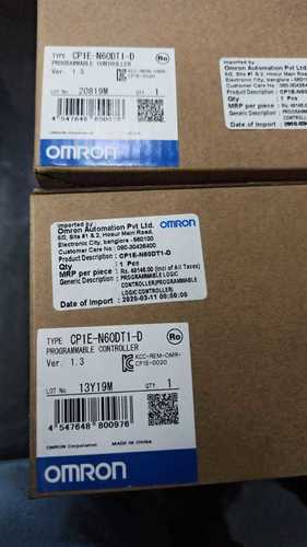 Omron Plc Cp1E-N60Dt1-D Application: Industrioal