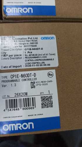 Omron Plc Cp1e-n60dt-d