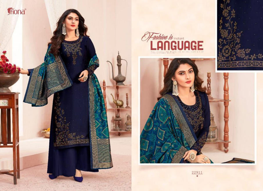 Bandhej Swarovski Work Salwar Suit Set