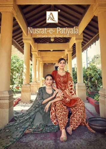 Nusrat  E  Patiala Digital Printed Suits Collection