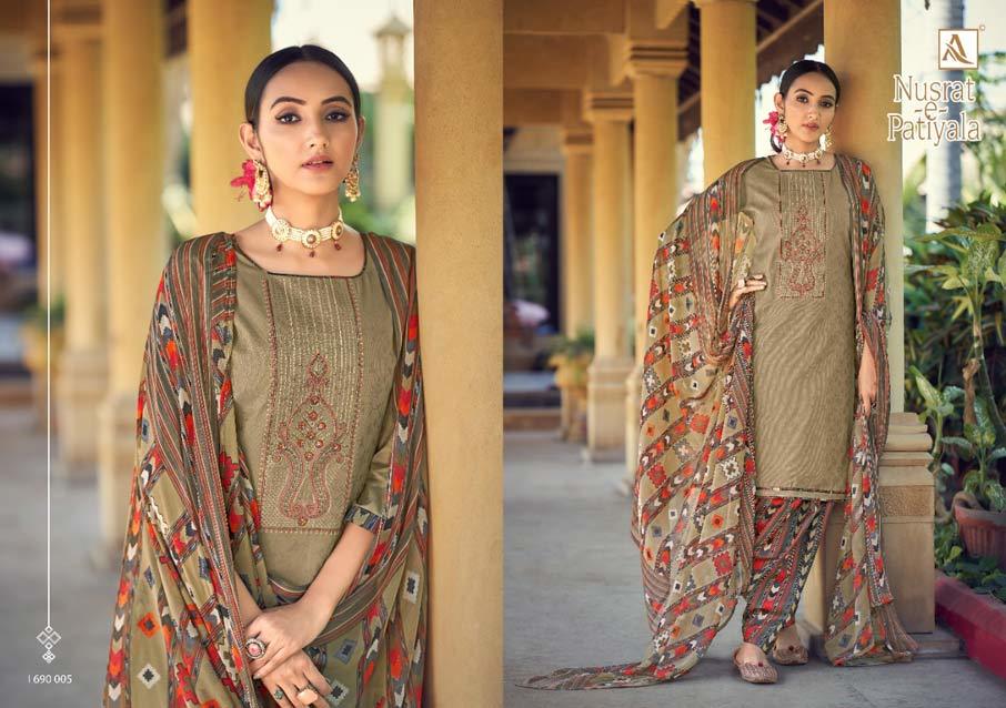 Nusrat  E  Patiala Digital Printed Suits Collection