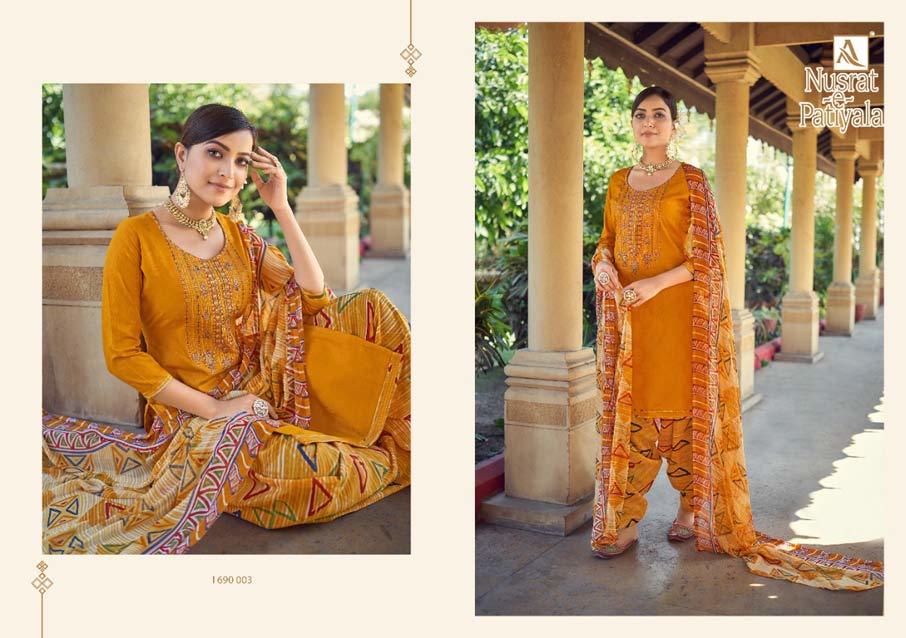 Nusrat  E  Patiala Digital Printed Suits Collection