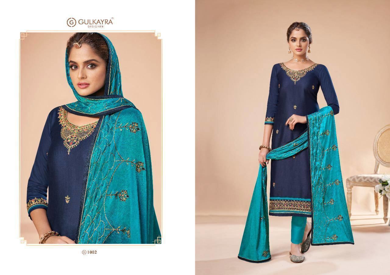 Subriti Jam Silk Salwar Suit Catalogue Wholesale